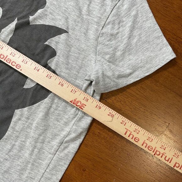 Disney Mickey Mouse Women's XL T-Shirt Gray Shadow Ghost Spooky Cotton Blend - Picture 7 of 10